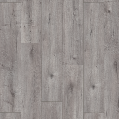 PISO LAMINADO RESISTENTE AL AGUA ROBLE LOJA GRIS CLARO